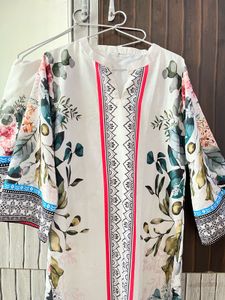 Arabian/ Kashmiri Floral Print Kurta Co-ord Set