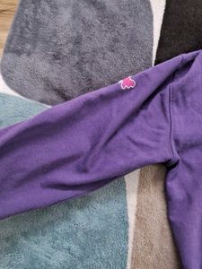 Brinjal Purple Warm Daily Wear Jacket