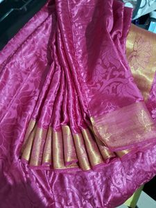 Rose Colour Festive Saree
