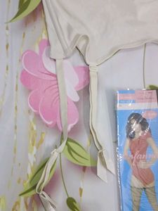 (1300)Vintage Garter Belt Lingerie Set