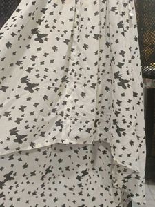 Chic White &amp; Black Dress