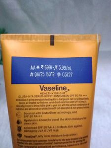 Vaseline Healthy Bright Gluta-Hya SPF 50