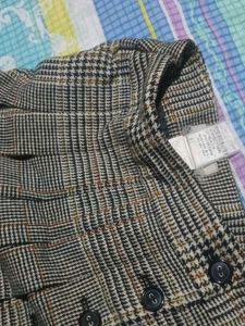 Plaid Pleated Skirt