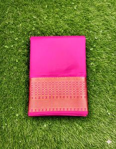 Pink Silk Saree