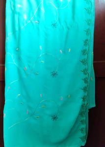 Light Weight Chiffon Saree With Blouse