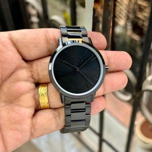 ARMANI EXCHANGE MENS BLACK PREMIUM QUALITY WATCH