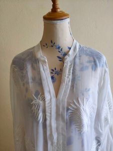 White Embroidered Tunic