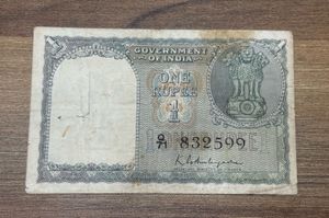 1Re 1950 K.G. Ambegaonkar RARE