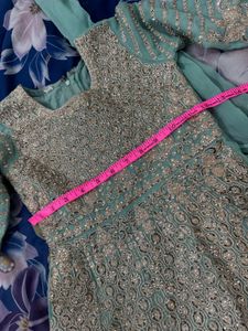 Elegant Stone Work Gown For Wedding