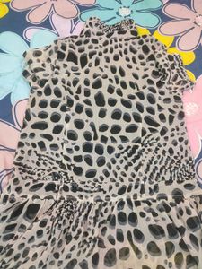 Stylish Animal Print Top