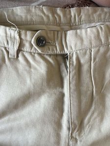 Men&#39;s Beige Casual Pants