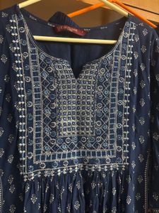 “Gulmohar Jaipur” Festive Navy 2piece Suit