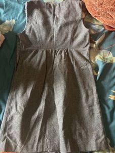 Cute Grey Sleeveless Dress