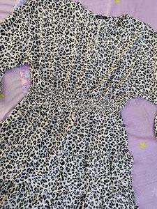 Zudio,Animal Print Dress ,Bust Size :38