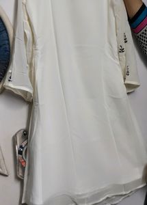 off-white kurta set