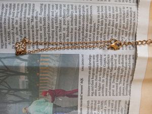 Gold Tone Charm Bracelet