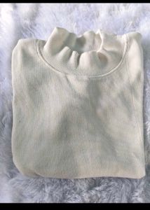 Elegant White Turtleneck Top