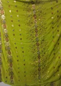 Green Embroidered Kurta