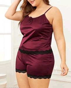 Satin Cami &amp; Shorts Set