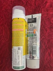 Serum Cleanser &amp; Air Mist Sunscreen SPF 50