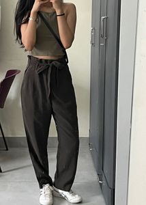 Olive Green Casual Pants