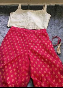 Blouse And Plazoo Set