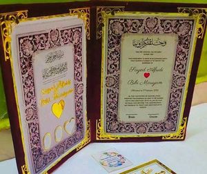 Nikah Nama Booklet