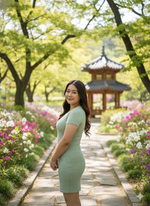 Cute Green Mini Dress