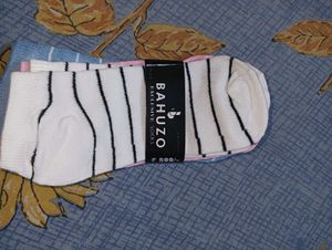 Pack Of Three Ankle Length Socks