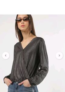 Black Shimmery Top