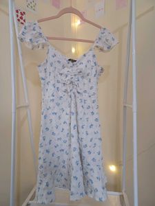 Nuon White Floral  Dress