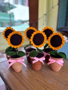 Cute Crocheted Sunflower 🌻