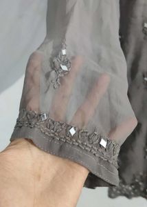 Ombre Chikankari Mirror Work Garara Set