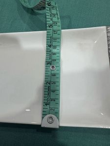 Elegant white platter plate