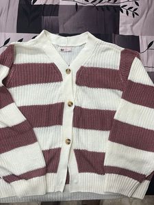 Striped Knit Cardigan