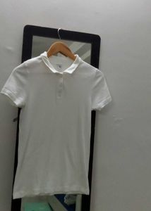 White Polo T-Shirt