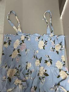 Floral Smocked Tank Top
