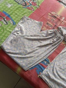Floral Print Night Suit