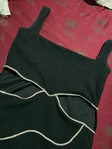Black Waist Cutout Mini Dress🖤✨Size XS