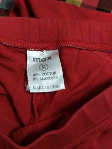 Red and white Leggings