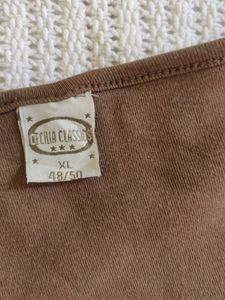 Brown Sleeveless Tank Top