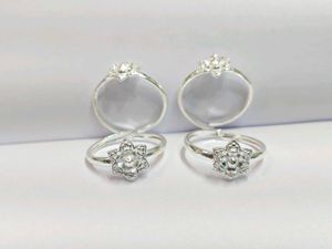 Pure Silver Tone Rings