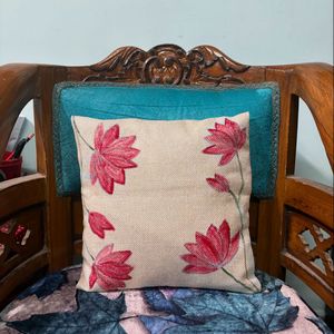 Hand Painted Jute Cushion Covers