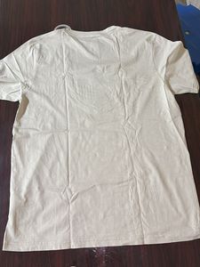 Louis Philippe Embroidery Graphic Print T-Shirt
