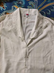 White Button Down Beautiful Shirt