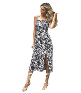 Floral Midi Slip Dress