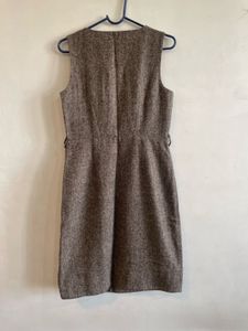 Wool Blend Sleeveless Dress