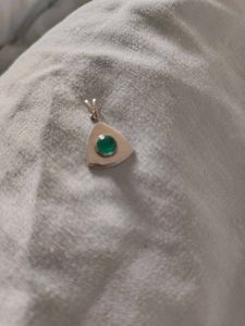 Natural Emerald Silver925 Pendant