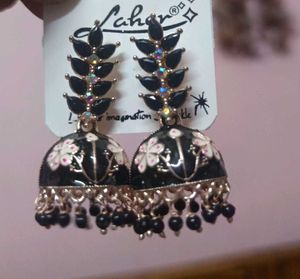 Floral Jhumka Earrings
