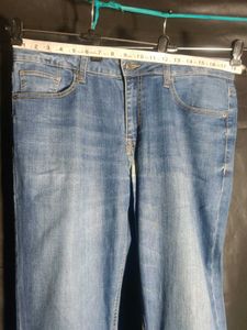 Light Wash Straight Jeans